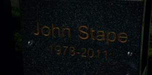 John Stape's grave Corrie