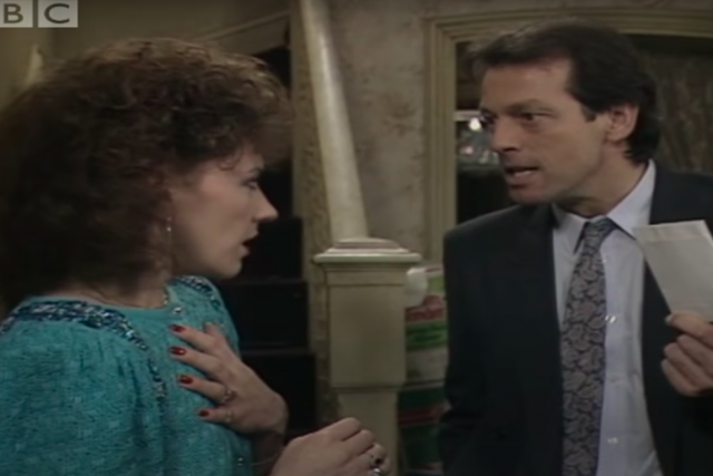 Christmas Countdown 24: Den asks Angie for a divorce EastEnders 1986